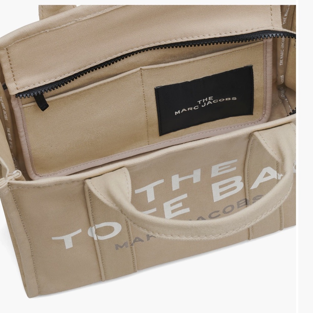 Marc Jacobs Canvas Medium Tote (Beige) - Picture 3 of 7